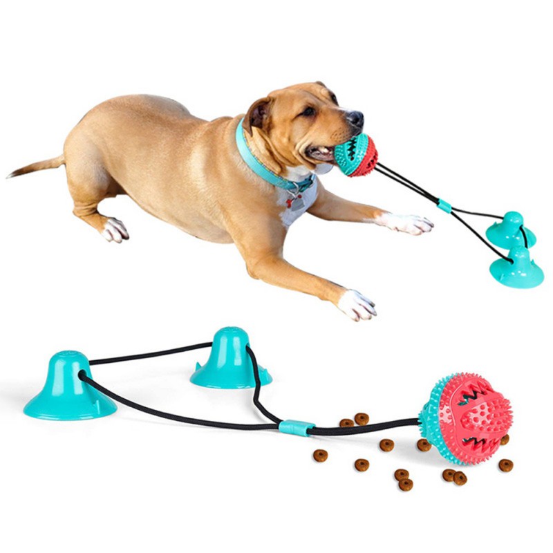 Dog Ball Toys, Puppies Training Toys, Sucker Dog Rope Toys for