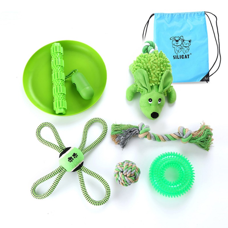 Pet Dog Puppy Chew Durable Toy Combo Pack Squeaky Non-Toxic Safe Toy
